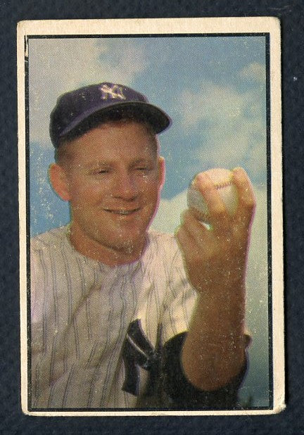 1953 Bowman Color Baseball #153 Whitey Ford Yankees GD-VG 331817