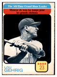 1973 O Pee Chee Baseball #472 Lou Gehrig ATL Yankees NR-MT oc 456732