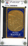 1965 Topps Baseball Embossed #011 Mickey Mantle Yankees ASG 7 NM 459810