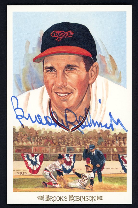 Perez Steele Great Moments Brooks Robinson K. Savage Cert Signed 461543