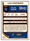 2012 Panini Classics #185 Lou Fontinato Rangers Signed 461547