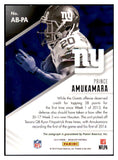 2014 Panini Absolute #AB-PA Prince Anukamara Giants Signed 461585