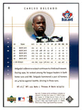 2000 SP Authentic #008 Carlos Delgado Blue Jays Signed 461643