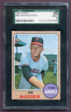 1968 Topps Baseball #493 Jim McGlothlin Angels SGC 8 NM/MT 462030