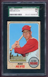 1968 Topps Baseball #340 Max Alvis Indians SGC 9 MINT 462031