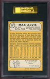 1968 Topps Baseball #340 Max Alvis Indians SGC 9 MINT 462031