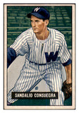 1951 Bowman Baseball #096 Sandy Consuegra Senators EX 463395