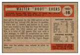 1954 Bowman Baseball #018 Hoot Evers Red Sox EX-MT 463437