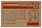 1954 Bowman Baseball #094 Solly Hemus Cardinals EX-MT 463481