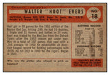 1954 Bowman Baseball #018 Hoot Evers Red Sox EX-MT 463560