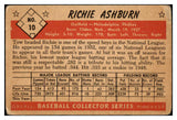 1953 Bowman Color Baseball #010 Richie Ashburn Phillies GD-VG 465247