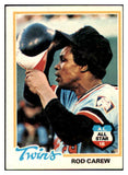 1978 Topps Baseball #580 Rod Carew Twins EX 467027