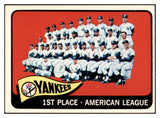 1965 Topps Baseball #513 New York Yankees Team EX 467357