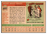 1955 Topps Baseball #207 Billy Consolo Red Sox VG 467672
