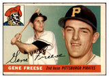 1955 Topps Baseball #205 Gene Freese Pirates VG 467674