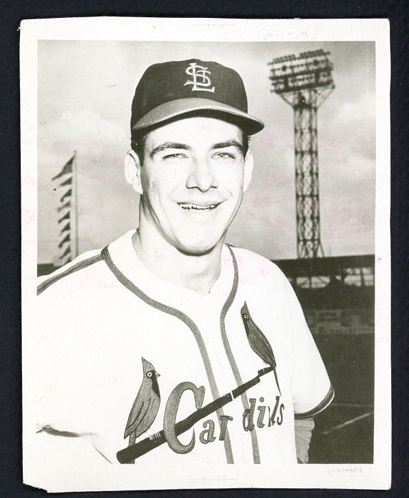 1954 Hunters Wieners Proof Photo Tom Poholsky Cardinals Good 467944