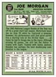 1967 Topps Baseball #337 Joe Morgan Astros EX+/EX-MT 467981