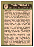 1967 Topps Baseball #334 Harmon Killebrew Bob Allison EX-MT oc 467982