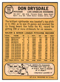 1968 Topps Baseball #145 Don Drysdale Dodgers EX-MT 468875