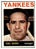 1964 Topps Baseball #021 Yogi Berra Yankees EX-MT oc 468978