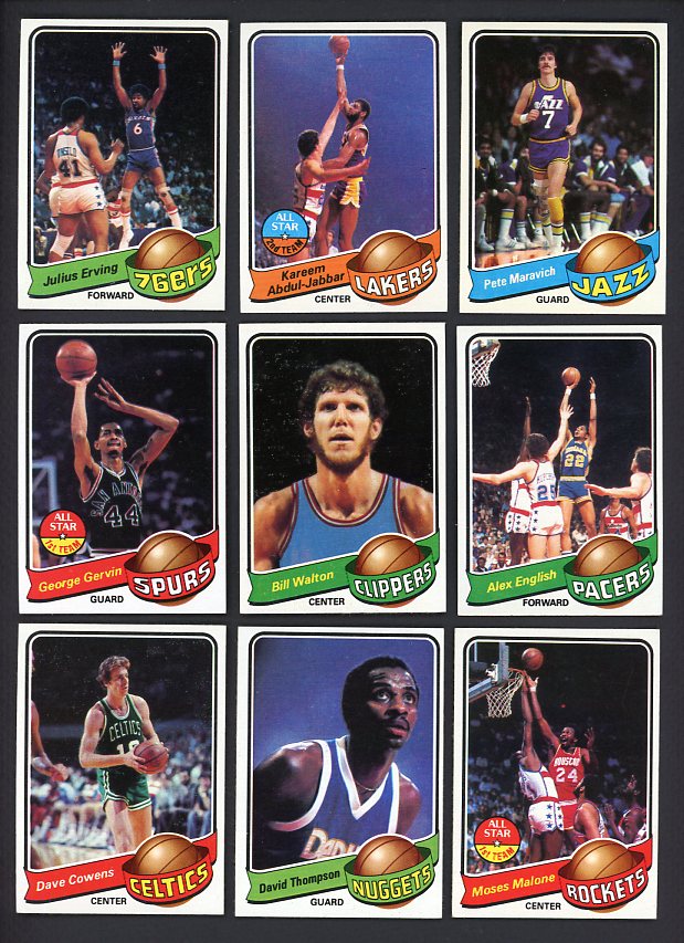 1979 Topps Complete Set NR-MT Erving Jabbar Maravich Walton 469481