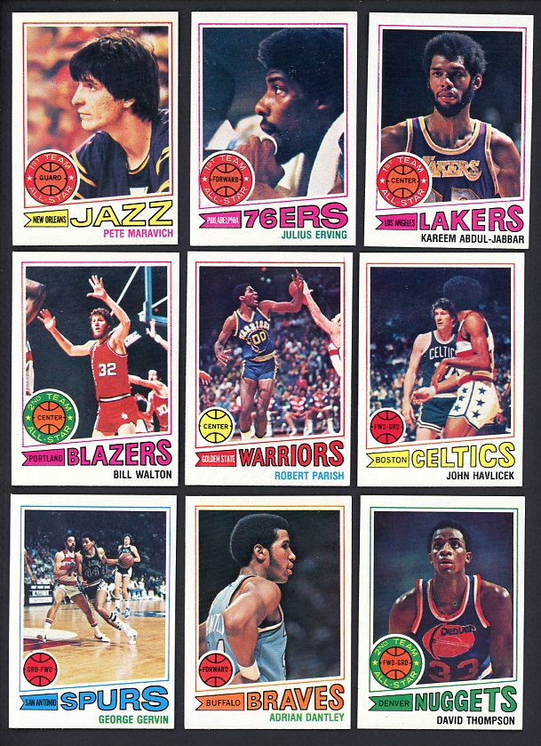 1977 Topps Complete Set NR-MT Erving Maravich Jabbar 469627