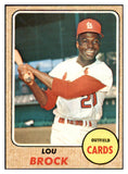 1968 Topps Baseball #520 Lou Brock Cardinals NR-MT 469946