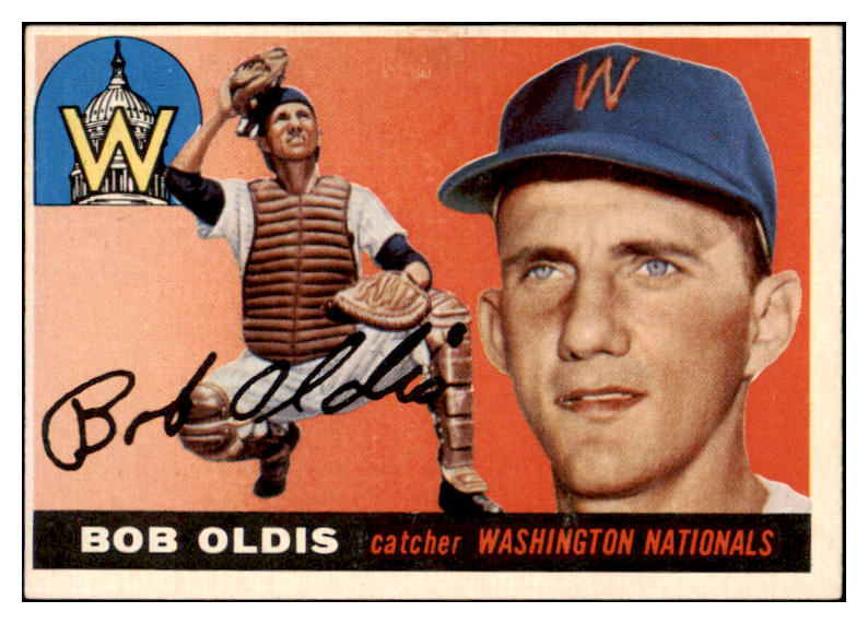 1955 Topps Baseball #169 Bob Oldis Senators GD-VG 470423