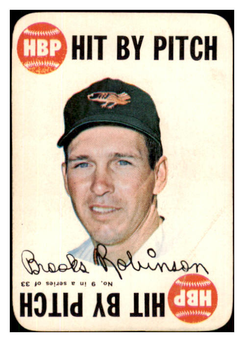 1968 Topps Baseball Game #009 Brooks Robinson Orioles VG-EX 470462