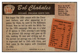 1955 Bowman Baseball #148 Bob Chakales White Sox NR-MT 472268