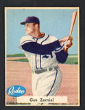 1955 Rodeo Meats Gus Zernial A's EX 473266