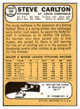 1968 Topps Baseball #408 Steve Carlton Cardinals NR-MT 473642 Kit Young Cards