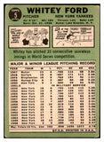 1967 Topps Baseball #005 Whitey Ford Yankees VG 473784 Kit Young Cards