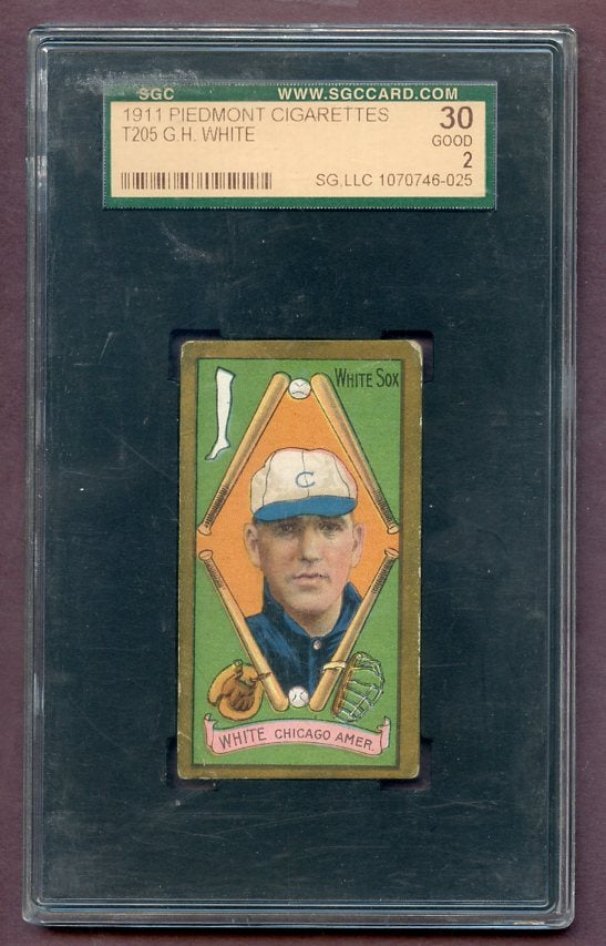 1911 T205 T 205 Doc White White Sox SGC 2 GD 474287