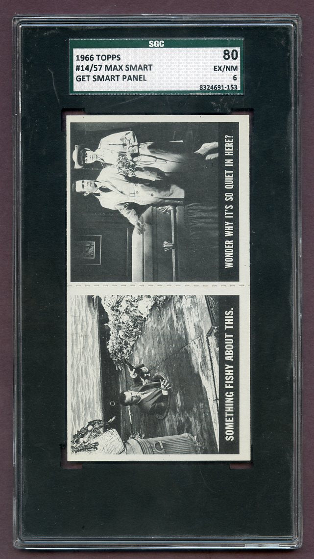1966 Topps Baseball Get Smart #014/57 Something Fishy SGC 6 EX-MT 474503