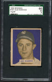 1949 Bowman Baseball #181 Gus Niarhos Yankees SGC 5 EX 475171