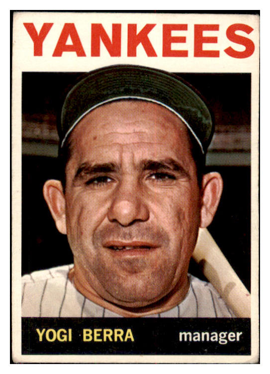 1964 Topps Baseball #021 Yogi Berra Yankees VG-EX 475411