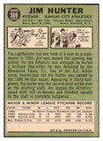 1967 Topps Baseball #369 Catfish Hunter A's EX 475995