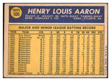 1970 Topps Baseball #500 Hank Aaron Braves GD-VG 476084