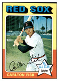 1975 Topps Baseball #080 Carlton Fisk Red Sox NR-MT 476094