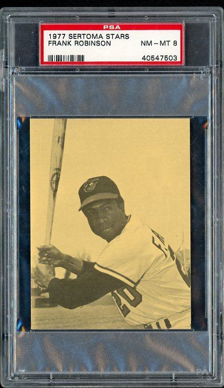 1977 Sertoma Stars Frank Robinson Orioles PSA 8 NM/MT 476633