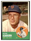 1963 Topps Baseball #135 Richie Ashburn Mets NR-MT 477816