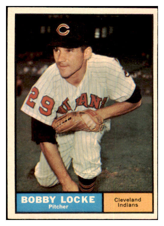 1961 Topps Baseball #537 Bobby Locke Indians NR-MT 478288