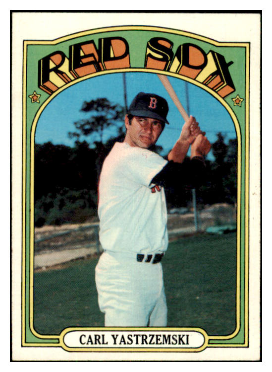 1972 Topps Baseball #037 Carl Yastrzemski Red Sox EX+/EX-MT 478707