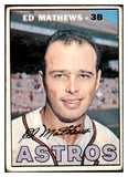 1967 Topps Baseball #166 Eddie Mathews Astros GD-VG 479113