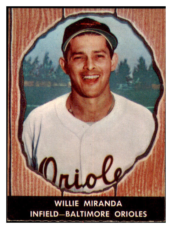 1958 Hires #032 Willie Miranda Orioles NR-MT No Tab 479493
