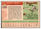 1955 Topps Baseball #110 Gus Zernial A's VG-EX 480382