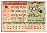1955 Topps Baseball #070 Al Rosen Indians VG-EX 480395