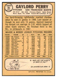 1968 Topps Baseball #085 Gaylord Perry Giants VG-EX 481227