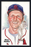 1980 Perez Steele Postcard Stan Musial Cardinals EX-MT 482079